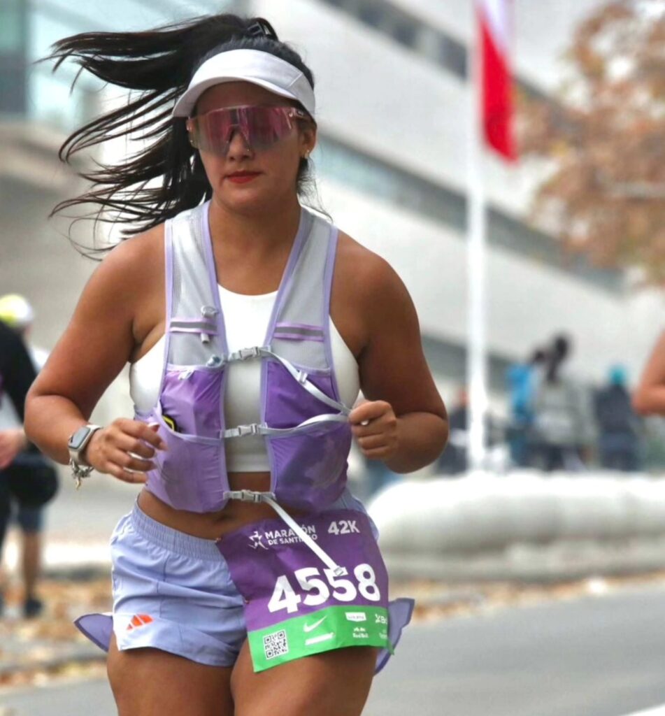 maratón de santiago - representante de mejillones