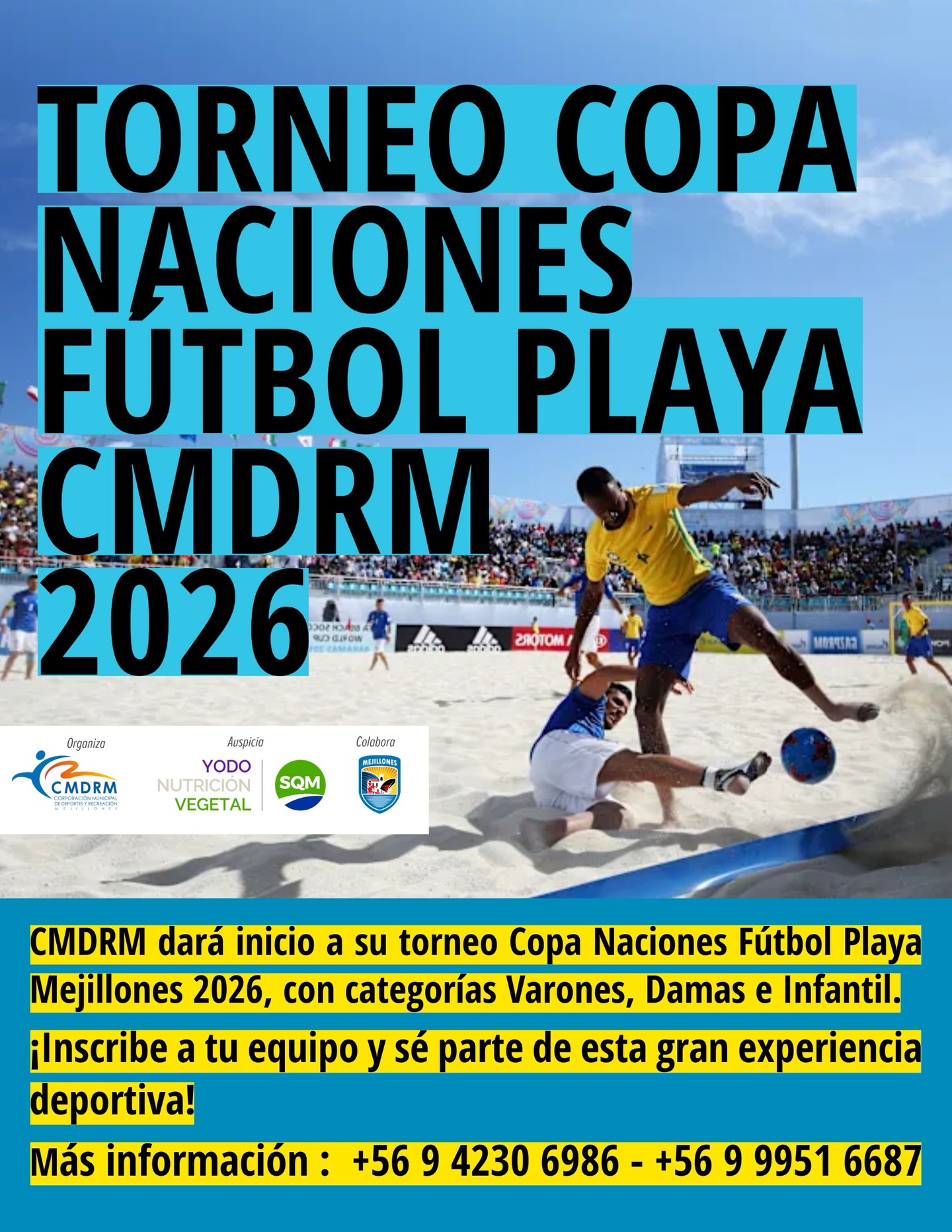 Se viene el Fútbol Playa en Mejillones
